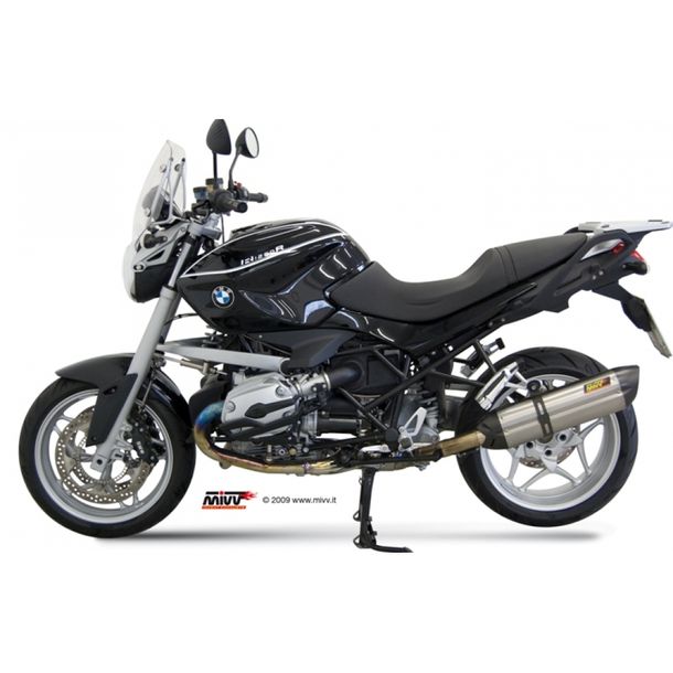 Echappement Mivv acier SLIP-ON avec bouchon de carbone Suono Sport