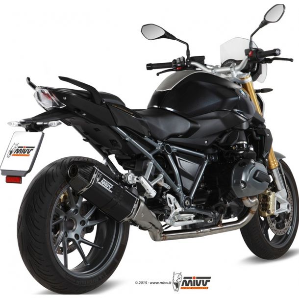 Exhaust system Mivv SLIP-ON stainless steel black Speed ​​Edge Sport