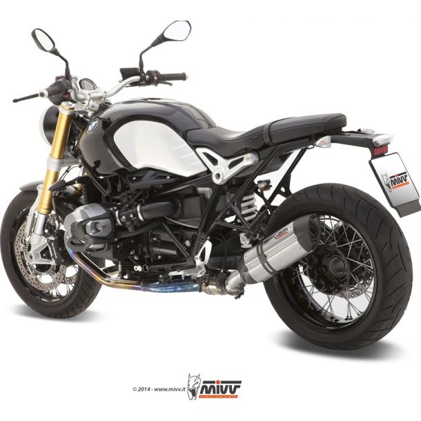 Exhaust system Mivv SLIP-ON stainless steel with carbon cap Suono Sport