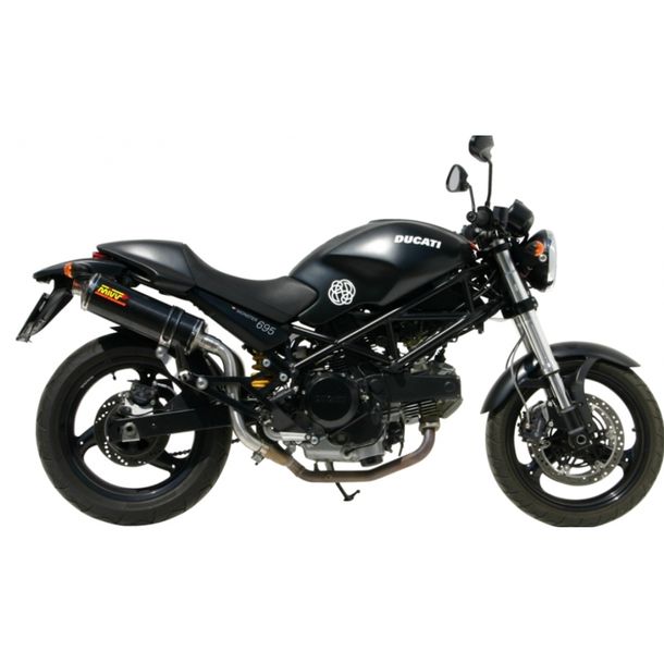Exhaust system Mivv 2 SLIP-ON stainless steel Oval Sport
