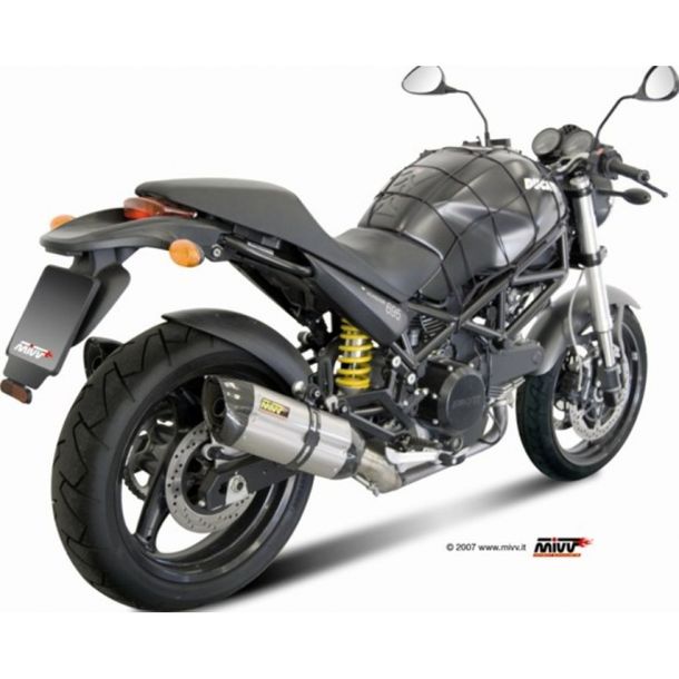 Echappement Mivv 2 acier SLIP-ON avec bouchon de carbone Suono Sport