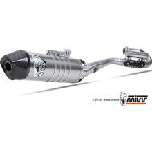 Echappement Mivv Système complet 1x1 en acier inoxydable avec bouchon de carbone ovale fort