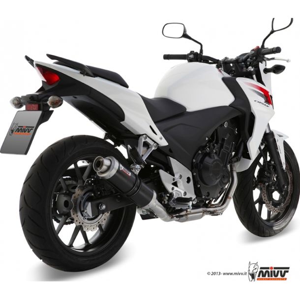 Exhaust system Mivv SLIP-ON stainless steel black GP Sport