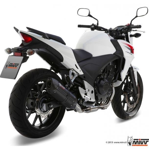 Exhaust system Mivv SLIP-ON stainless steel black Suono Sport