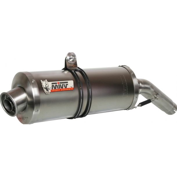 Exhaust system Mivv SLIP-ON stainless steel Oval Sport