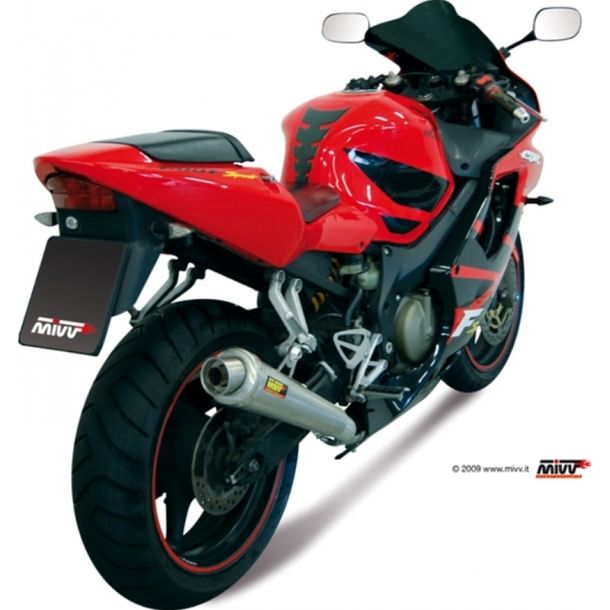 Auspuffanlage Mivv SLIP-ON Edelstahl X-Cone Sport für Honda CBR F FS 600 ccm Bj. 1999 - 2002