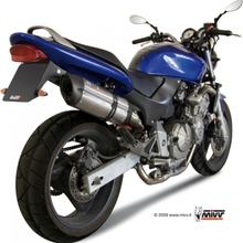 Výfuková soustava Mivv SLIP-ON nerezová ocel s karbonovou koncovkou Suono Sport pro Honda CB F Hornet 600 ccm Bj. 1998 - 2002