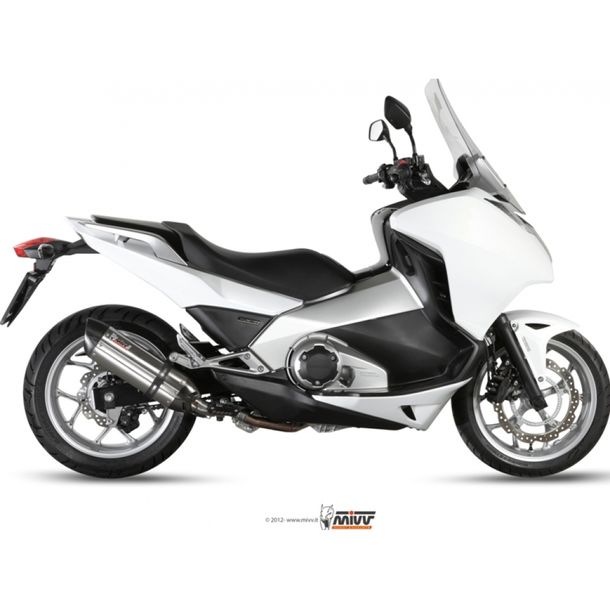 Echappement Mivv acier SLIP-ON avec bouchon de carbone Suono Sport