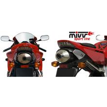 Auspuffanlage Mivv SLIP-ON Carbon Oval Sport für Honda CBR RR Fireblade 1000 ccm Bj. 2004 - 2005