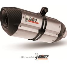 acciaio scarico Mivv SLIP-ON con fondello in carbonio Suono Sport