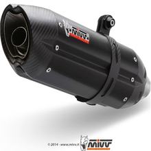 Výfukový systém Mivv SLIP-ON nerezová ocel černá Suono Sport pro Kawasaki Ninja R Z 300 ccm ročníky 2013 - 2015