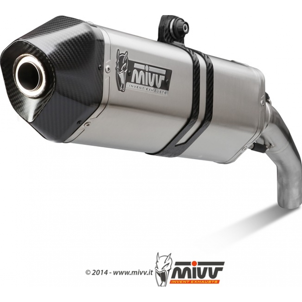 LeoVince Auspuff Komplettanlage Für Husqvarna 701 - Edelstahl Mit Carbon