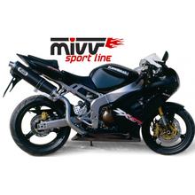 Výfuková soustava Mivv SLIP-ON Carbon Oval Sport pro Kawasaki ZX-6R 600 / 636 ccm r.v. 2002 - 2004