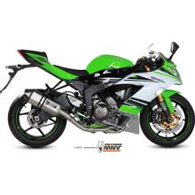 Výfuková soustava Mivv Kompletní systém 4x2x1 nerezová ocel s karbonovou koncovkou Speed Edge Racing pro Kawasaki ZX-6R 636 ccm Bj. 2013 - 2016