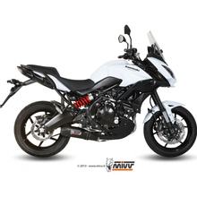 Auspuffanlage Mivv Komplettanlage 2x1 Carbon Oval Sport für Kawasaki KLE Versys 650 ccm Bj. 2015