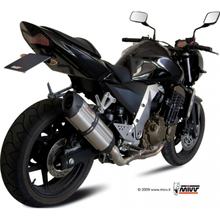 Auspuffanlage Mivv SLIP-ON Edelstahl mit Carbon Kappe Suono Sport für Kawasaki Z S 750 ccm Bj. 2004 - 2006