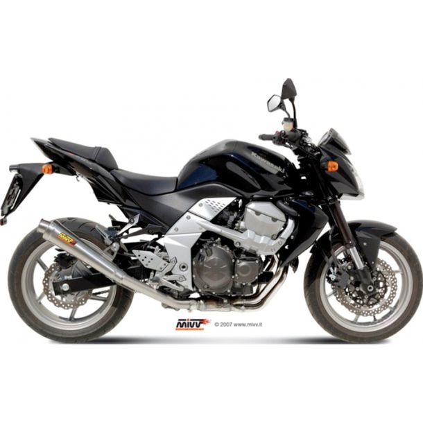 Auspuffanlage Mivv SLIP-ON Edelstahl X-Cone Sport für Kawasaki Z ABS 750 ccm Bj. 2007 - 2011