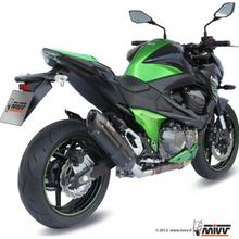 Výfukový systém Mivv SLIP-ON nerezová ocel černá Suono Sport pro Kawasaki Z 800 ccm ročník 2013 - 2016