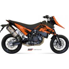 Echappement Mivv 2 acier BOULONNAGE avec bouchon de carbone Suono Sport