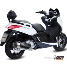 Auspuffanlage Mivv Komplettanlage 1x1 Edelstahl Urban für Yamaha YP X-Max VP X-City Versity R , MBK Kilibre 250 / 300 ccm