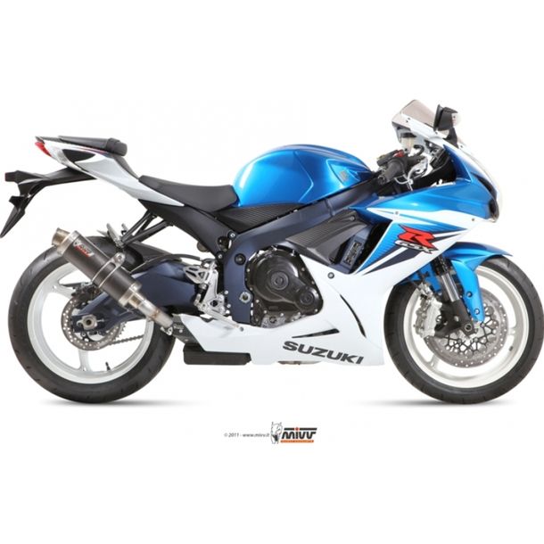 Auspuffanlage Mivv SLIP-ON Titan GP Sport für Suzuki GSX R GSX-R 600 / 750 ccm Bj. 2011 - 2016