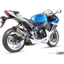 Auspuffanlage Mivv SLIP-ON Titian mit Carbon Kappe Suono Sport für Suzuki GSX R GSX-R 600 / 750 ccm Bj. 2011 - 2016