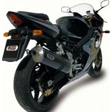 Výfukový systém Mivv SLIP-ON Carbon Oval Sport pro Suzuki GSX R 1000 ccm Bj. 2003 - 2004