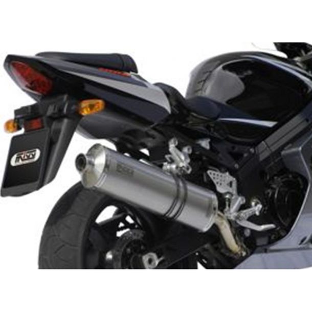 Auspuffanlage Mivv SLIP-ON Titan Oval Sport für Suzuki GSX R 1000 ccm Bj. 2003 - 2004