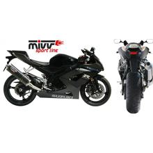 Sistema de Escape Mivv SLIP-ON Carbon Oval Sport para Suzuki GSX R 1000 ccm Ano Modelo 2005 - 2006