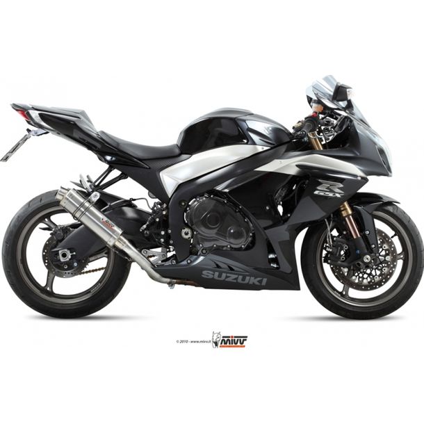 Auspuffanlage Mivv 2 SLIP-ON Titan GP Sport für Suzuki GSX R 1000 ccm Bj. 2009 - 2011