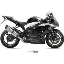 Výfukový systém Mivv 2 SLIP-ON nerezová ocel s karbonovou koncovkou Suono Sport pro Suzuki GSX R 1000 ccm Bj. 2009 - 2011