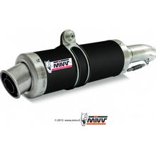 Sistema de Escape Mivv SLIP-ON Aço Inoxidável Preto GP Sport para Suzuki GSX R S 1000 ccm Ano 2015 - 2016