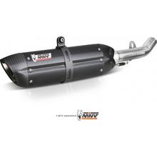 Sistema de Escape Mivv SLIP-ON Aço Inoxidável preto Suono Sport para Suzuki GSX R S 1000 ccm Ano 2015 - 2016
