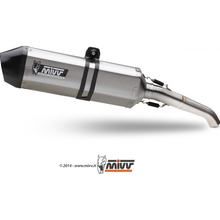 Sistema de Escape Mivv SLIP-ON Aço Inoxidável com Tampa de Carbono Speed Edge Sport para Suzuki GSX FA F / GSF Bandit N S 1250 ccm Ano 2007 - 2016