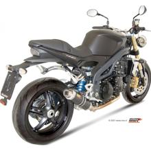 Sistema de escape Mivv SLIP-ON Carbono GP Sport para Triumph Speed Triple 1050 ccm Ano 2007 - 2010