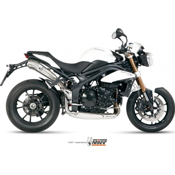 Exhaust system Mivv 2 SLIP-ON stainless steel Ghibli Sport