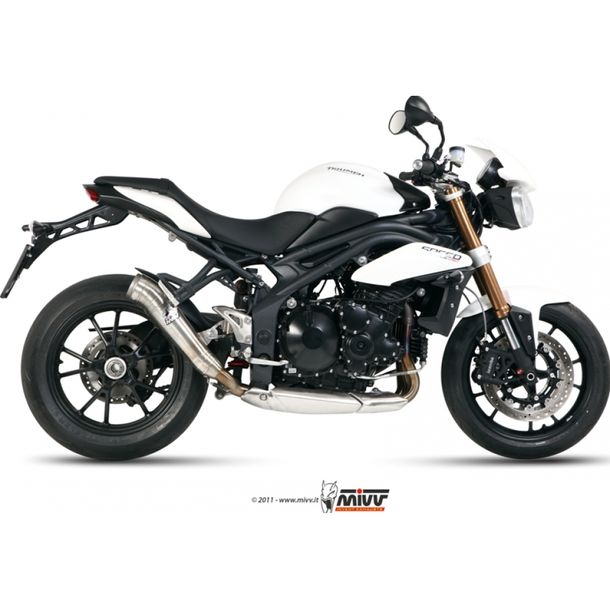 Exhaust system Mivv SLIP-ON stainless steel Ghibli Sport