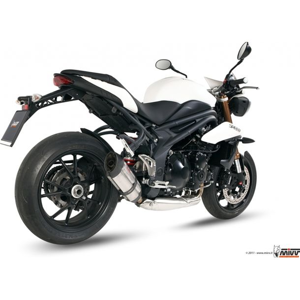 Exhaust system Mivv SLIP-ON stainless steel with carbon cap Suono Sport