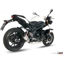 Echappement Mivv acier SLIP-ON avec bouchon de carbone Suono Sport