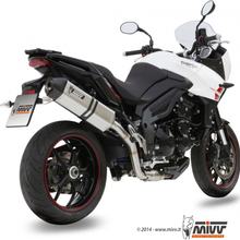 Echappement Mivv acier SLIP-ON avec bouchon de carbone Speed ??Edge Sport
