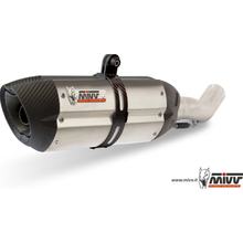 Echappement Mivv acier SLIP-ON avec bouchon de carbone Suono Sport