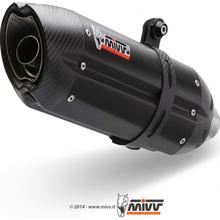 Auspuffanlage Mivv SLIP-ON Edelstahl schwarz Suono Sport für Triumph Tiger 1050 ccm Bj. 2014 - 2016