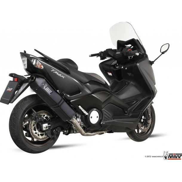 Echappement Mivv Système complet 2x1 acier noir Speed ​​Edge Sport