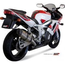 Výfukový systém Mivv SLIP-ON nerezová ocel s karbonovou koncovkou Suono Sport pro Yamaha YZF-R6 600 ccm Bj. 1999 - 2002