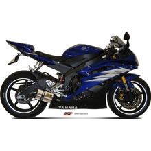 Výfuková soustava Mivv SLIP-ON nerezová s karbonovou koncovkou Suono Sport pro Yamaha YZF-R6 600 ccm Bj. 2006 - 2015