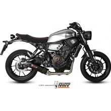 Výfukový systém Mivv Kompletní systém 2x1 Carbon Oval Sport pro Yamaha XSR A 700 ccm r.v. 2016