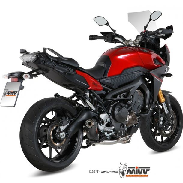 Exhaust System Mivv Complete System 3x1 Carbon Oval Sport
