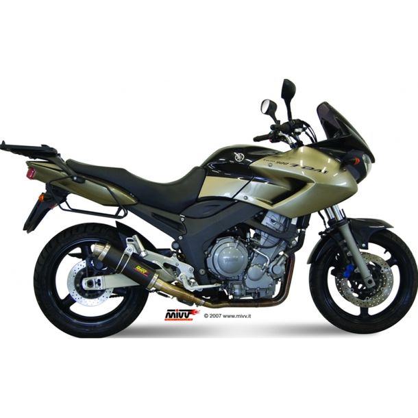 Auspuffanlage Mivv 2 SLIP-ON Carbon GP Sport für Yamaha TDM 900 ccm Bj. 2002 - 2014