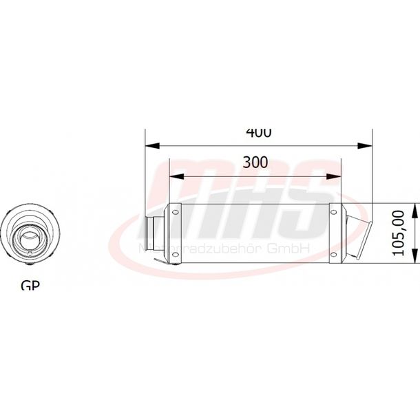 Auspuffanlage Mivv 2 SLIP-ON Titan GP Sport für Yamaha TDM 900 ccm Bj. 2002 - 2014