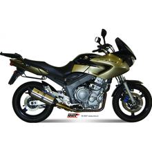 Echappement Mivv 2 acier SLIP-ON avec bouchon de carbone Suono Sport